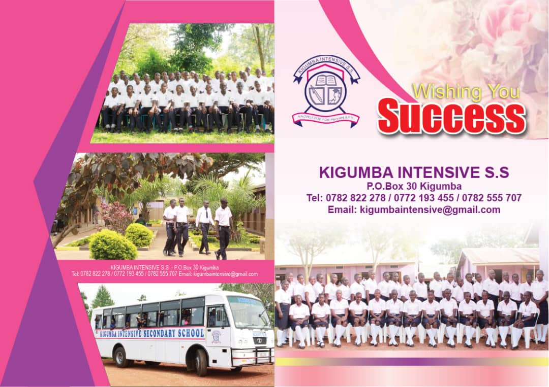 Kigumba Intensive Success card